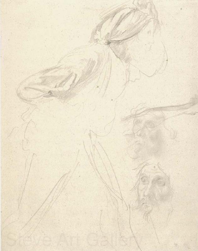 Edgar Degas Studies for the Daughter of Jephthah